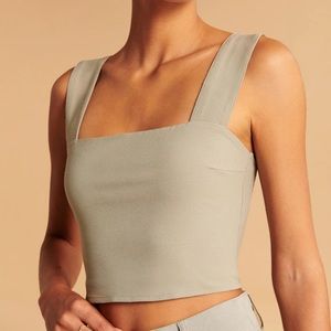 Wide Strap Squareneck Top